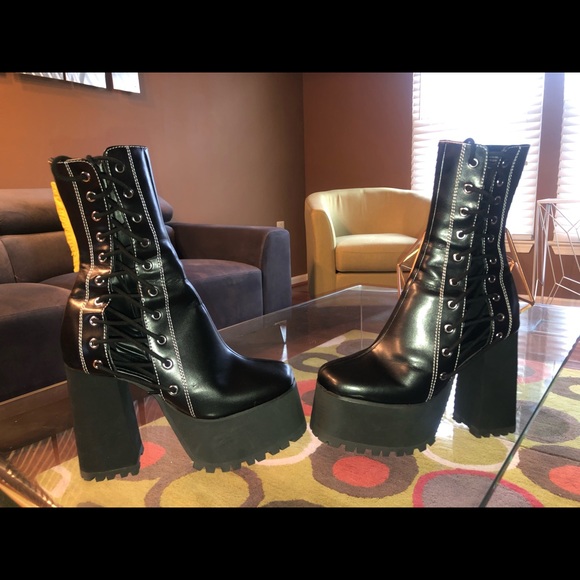 born killer platform boots